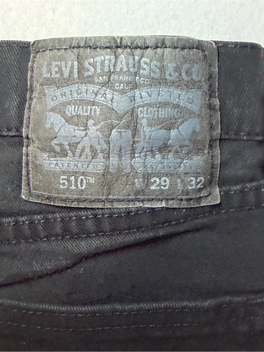 510 Levi’s Men's Slim Black Jeans 29x32